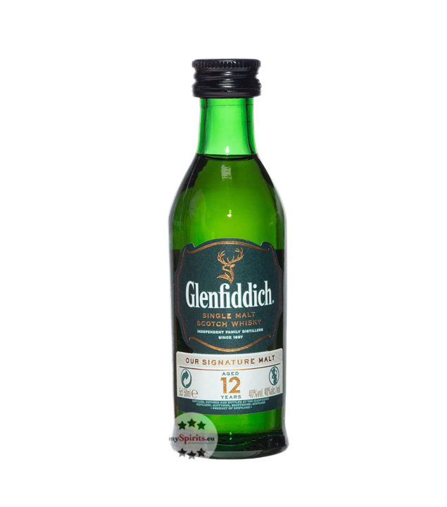 Glenfiddich 12 Jahre Whisky Mini  (40 % vol., 0,05 Liter) von Glenfiddich