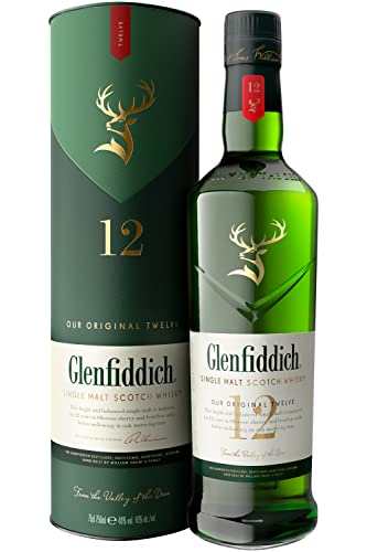 Glenfiddich Single Malt Scotch Whisky, 12 Jahre, 40%-Vol, 700 ml von Glenfiddich