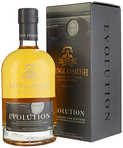 Highland Single Malt Scotch Whisky Evolution Ex-Tennessee Cask Matured Glenglassaugh 0,7 ℓ von Glenglassaugh