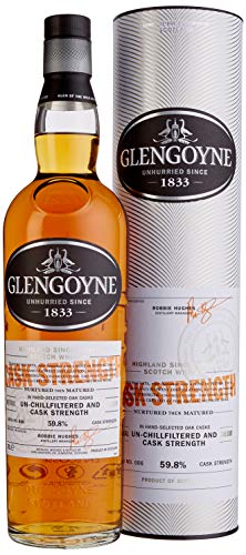 Glengoyne Highland Single Malt Scotch Whisky CASK STRENGTH mit Geschenkverpackung (1 x 0.7 l) von Glengoyne