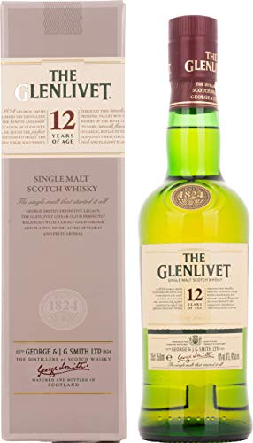 Glenlivet 12 Years Old mit Geschenkverpackung (1 x 0.35 l) von Glenlivet