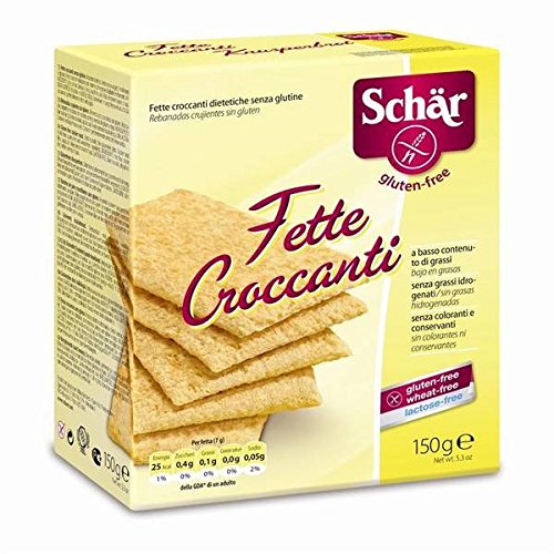 Schär fette Croccanti gestochen scharfe Scheibe Brot ohne Gluten 150g - ( Einzelpreis ) - Schär fette croccanti tranche pain crousti sans gluten 150g von Gluten free