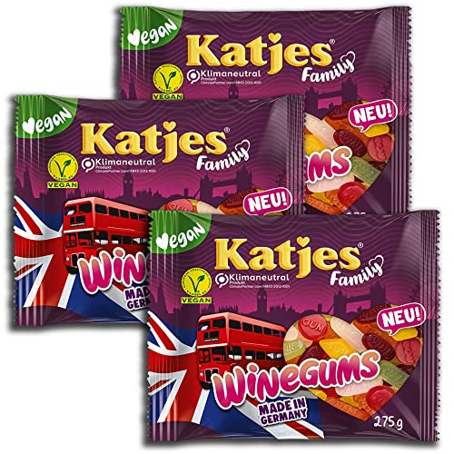 Katjes Winegums XXL Family Packungen 3 x 250g (750g) von GmbH Katjes