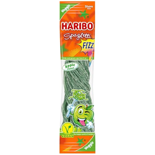 2 er Set Haribo Spaghetti Apple FIZZ veggie 2 x 200g von GmbH