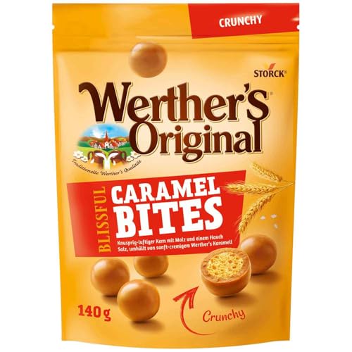 3 er Pack Werther's Original Blissful Caramel Bites Crunchy 3 x 140g von GmbH