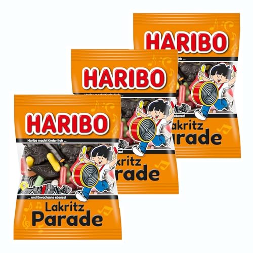 3 er SET Haribo Lakritz Parade 3 x 175g von GmbH