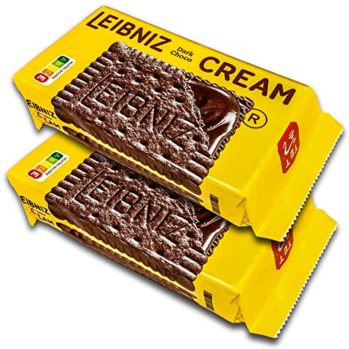 2 er Pack LEIBNIZ Cream Choco 2 x 190 g Kekse von Gmbh