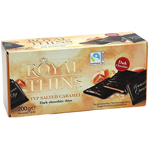 Royal Thins Salz-Karamell Zartbitter 200 g von Gmbh