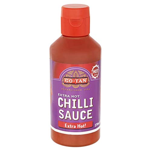 Chilisoße | Go-Tan | Hot Chili Sauce Extra Spicy 270ml | Gesamtgewicht 270 Gramm von Go-Tan