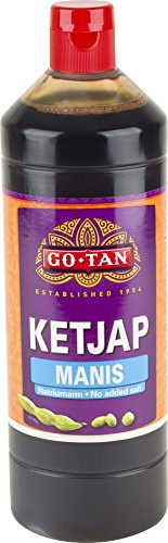 Go-Tan Süße Sojasauce, Flasche 1 ltr x 6 von Go-Tan