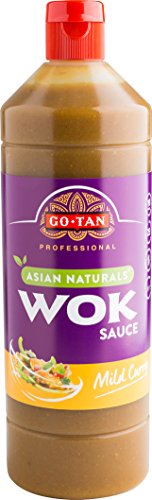 Go-Tan Wok- Original milde Curryflasche 1 Liter X 6 von Go-Tan