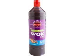 Go-Tan Wok Sauce original schwarze Bohne, Flasche 1 ltr von Go-Tan