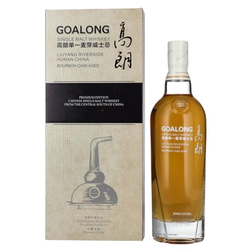 GOALONG Single Malt BOURBON CASK Chinese Whisky 40% Vol. 0,7l in Geschenkbox von Goalong