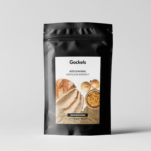 Krefelder Bierbrot Röstzwiebel, vegane Backmischung, handgemacht, tolles Geschenk, Backmischung für köstliches Brot von Gockels