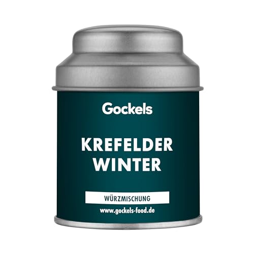 Krefelder Winter Gewürz, handgemachte Gewürzmischung, Gockels Food Genussmanufaktur, z.T. Zutaten aus eigenem Anbau, Premium Qualiät in wiederverschließbarer Aroma-Dose, ohne Zusatzstoffe von Gockels