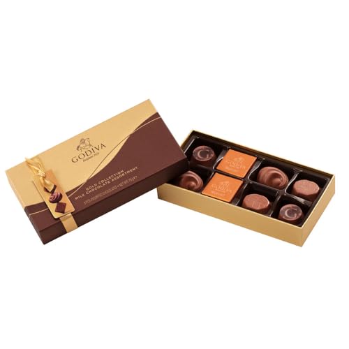 CONNOISSEUR ALLE MLK 8Stück (e) NEU von Godiva Chocolatier