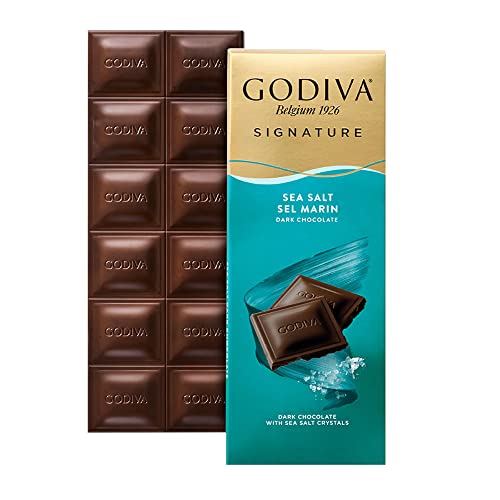 DUNKLES MEERSALZ 90G von Godiva Chocolatier