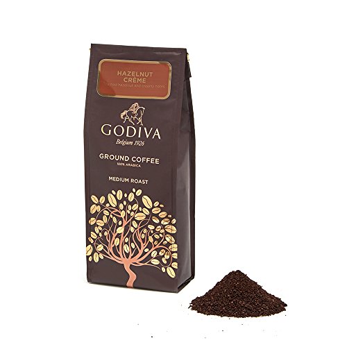 Godiva Chocolatier Haselnuss Geschmack Kaffee - Mittel Geröstet - Gemahlener Kaffee - 100% Arabica - 284g von Godiva Chocolatier