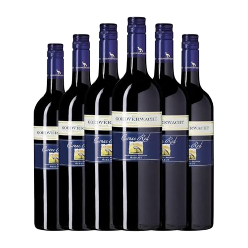 Goedverwacht Crane Red Merlot Robertson 75 cl Rotwein (Karton mit 6 Flaschen von 75 cl) von Goedverwacht Family Wines