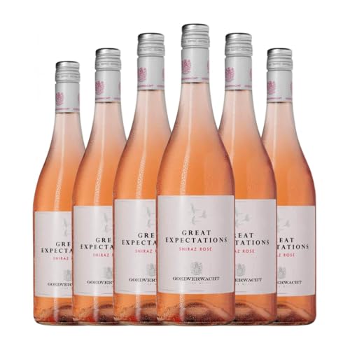 Goedverwacht Great Expectations Shiraz Syrah Robertson 75 cl Rosé-Wein (Karton mit 6 Flaschen von 75 cl) von Goedverwacht Family Wines