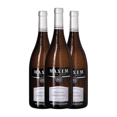 Goedverwacht Maxim Chardonnay Robertson 75 cl Weißwein (Karton mit 3 Flaschen von 75 cl) von Goedverwacht Family Wines