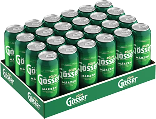 Gösser | 24 x 0,5l Dosen Gösser | Österreich bestes Bier (24 x 0,5l Dosen, Gösser Märzen) von Gösser