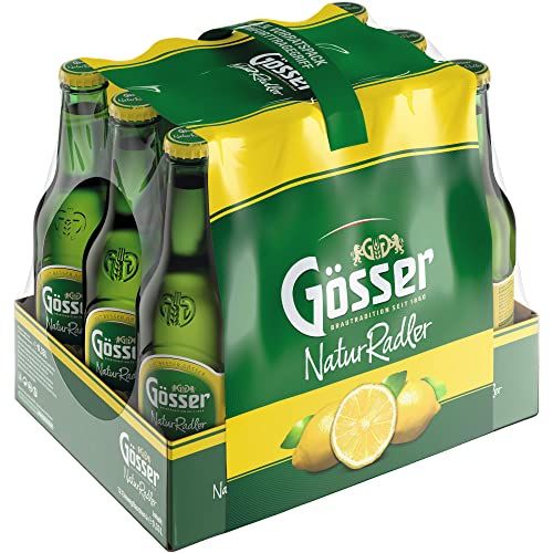 Gösser| NaturRadler mit 2,0% Alkohol | Österreichs bestes Bier (12 x 0,33l Flasche) von Gösser