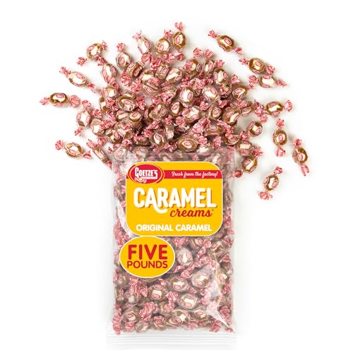 Bullseyes Caramel Creams 5lbs by Candy Crate von Goetze's