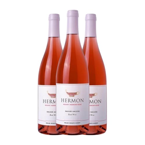 Golan Heights Mount Hermon Rosé 75 cl Rosé-Wein (Karton mit 3 Flaschen von 75 cl) von Golan Heights Winery