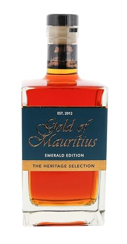 Gold of Mauritius I Rum Emerald Edition I 700 ml Flasche I 40% Volume I Premium Rum aus Mauritius von Gold of Mauritius