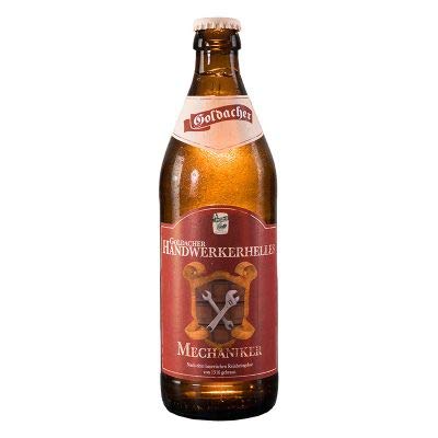 Mechaniker Goldacher Handwerkerhelles Bier 12x0,5l Geschenk Originell Bayern von Goldacher Handwerkerhelles