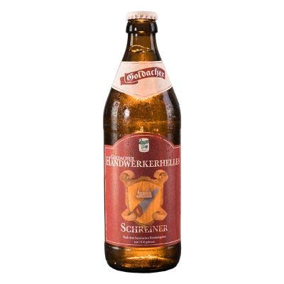 Schreiner Goldacher Handwerkerhelles Bier 12x0,5l Geschenk Originell Bayern von Goldacher Handwerkerhelles