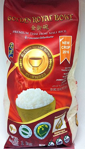 Jasmin Duft Reis - Premium Thai Hom Mali Rice - Golden Royal Bowl 1kg von Golden Royal Bowl