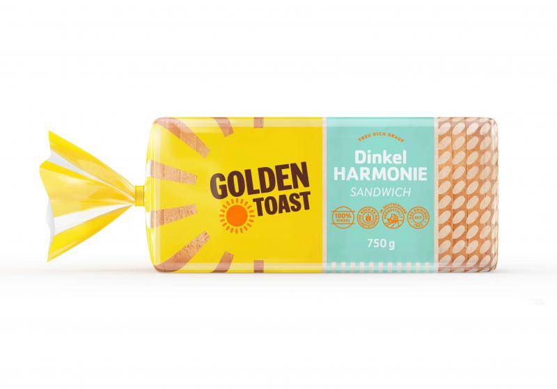 Golden Toast Dinkelharmonie Sandwich von Golden Toast