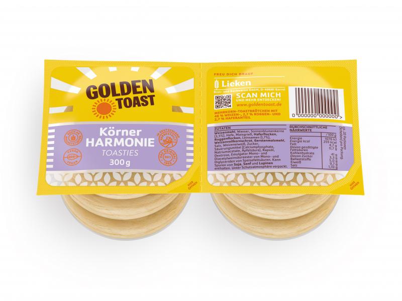 Golden Toast Körner Harmonie Toasties von Golden Toast