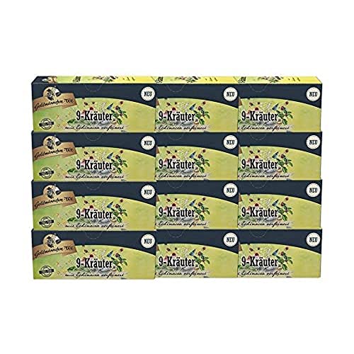 Goldmännchen 9 Kräuter mit Echinacea, 12er Pack (12 x 38 g) von Goldmännchen Tee