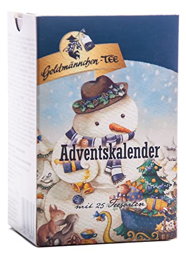 Goldmännchen Engel Tee-Adventskalender 24 + 1 Portionsbeutel, 50g von Goldmännchen Tee