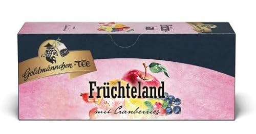 Goldmännchen Früchtetee mit Cranberries, Fruchtiger Tee, Beeriger Geschmack von Goldmännchen Tee