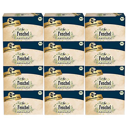 Goldmännchen-TEE Bio Fenchel, 20er, 12er Pack von Goldmännchen Tee