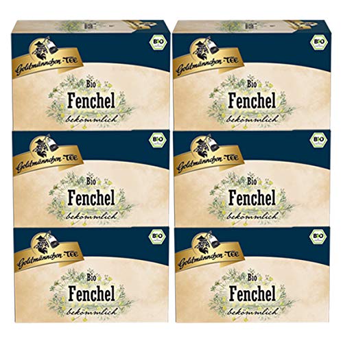 Goldmännchen-TEE Bio Fenchel, 20er, 6er Pack von Goldmännchen Tee