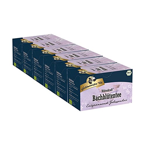 Goldmännchen-TEE Blütenkraft Bachblütentee Entspannende Gelassenheit BIO 6er Pack von Goldmännchen Tee