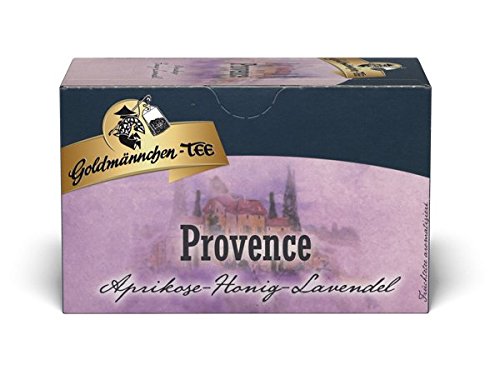 Goldmännchen Tee Mèditerranèe Provence, 20 einzeln versiegelte Teebeutel, 6er Pack (6x 50 g) von Goldmännchen Tee