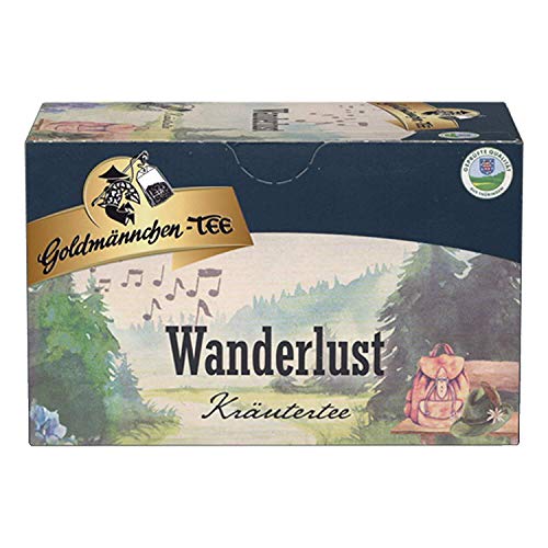 Goldmännchen Tee Wanderlust, Kräutertee, 20 einzeln versiegelte Teebeutel von Goldmännchen Tee