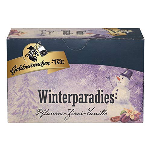 Goldmännchen Wintertee Winterparadies, Früchtetee, 20 einzeln versiegelte Teebeutel von Goldmännchen Tee