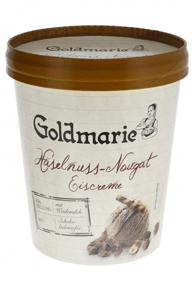 Goldmarie Eiscreme Haselnuss Nougat von Goldmarie