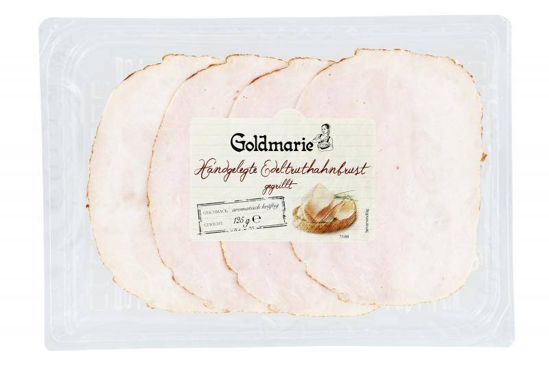 Goldmarie handgelegte Edeltruthahnbrust gegrillt von Goldmarie