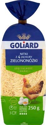 Goliard Suppennudeln ''Kur Zielononozki'' 250g von Sattie