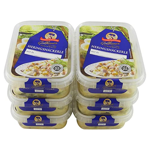 Spreewälder Heringshäckerle mit Ei 6er Set (6 Packungen à 200 g) von Golßener