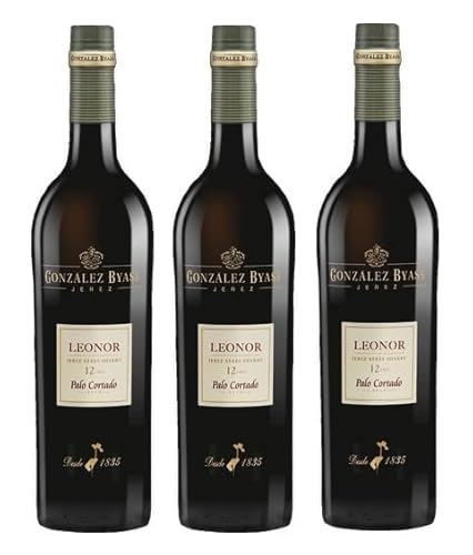 3x 0,75l - González Byass - Leonor - Palo Cortado - Jerez-Xérès-Sherry D.O.P. - Spanien - Sherry trocken von González Byass