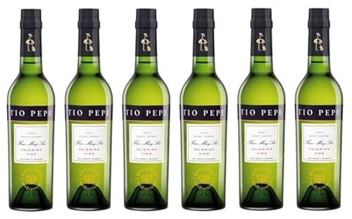 6x 0,375l - González Byass - Tío Pepe - Palomino Fino - HALBE - Jerez-Xérès-Sherry D.O.P. - Spanien - Sherry trocken von González Byass